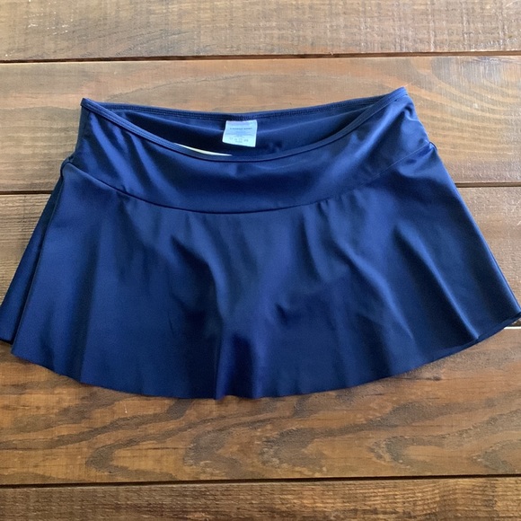 Lands’ End Dark Blue Swim Bottom / Skirt, 16 - Picture 3 of 9